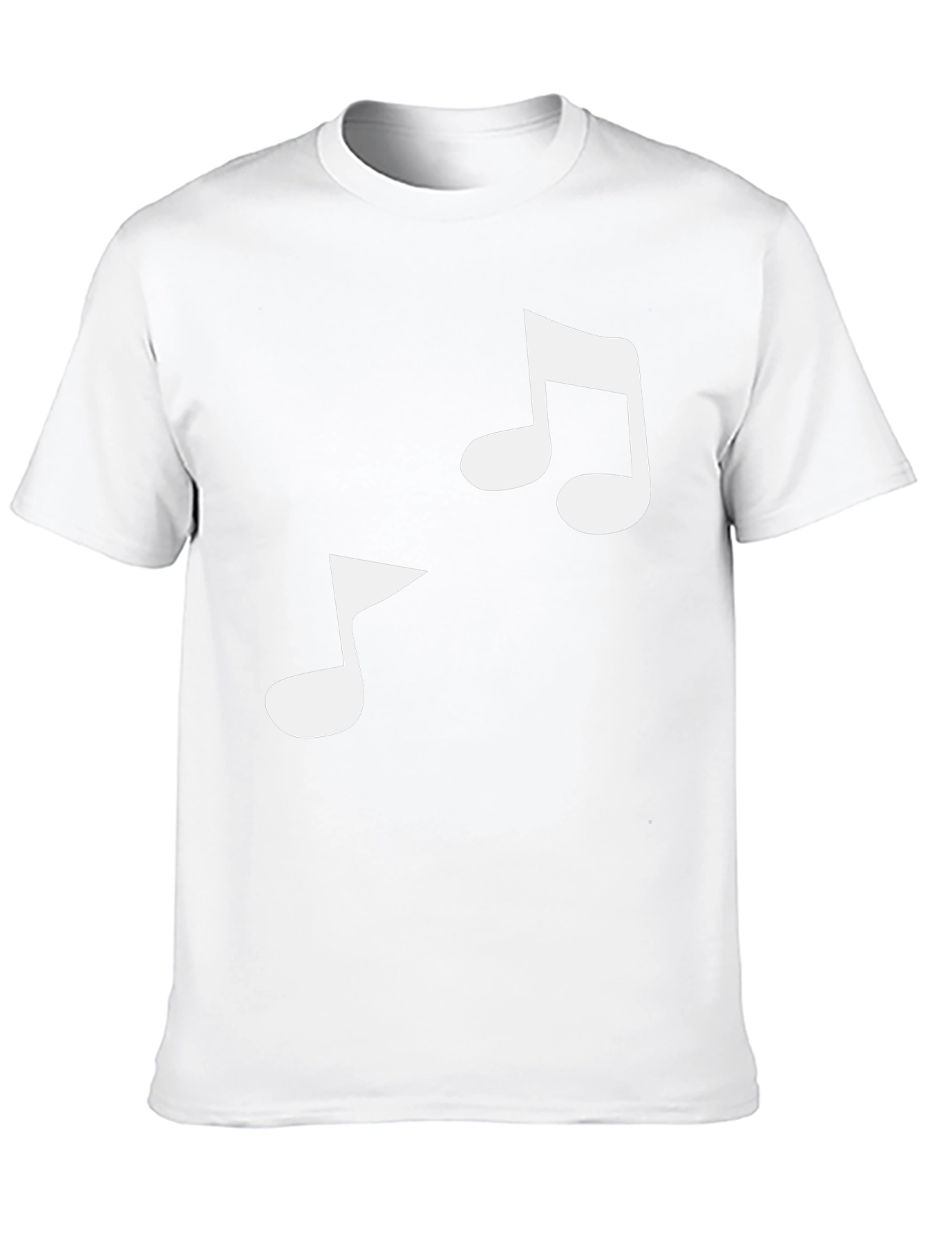 Music Note Graphic Black T-Shirt