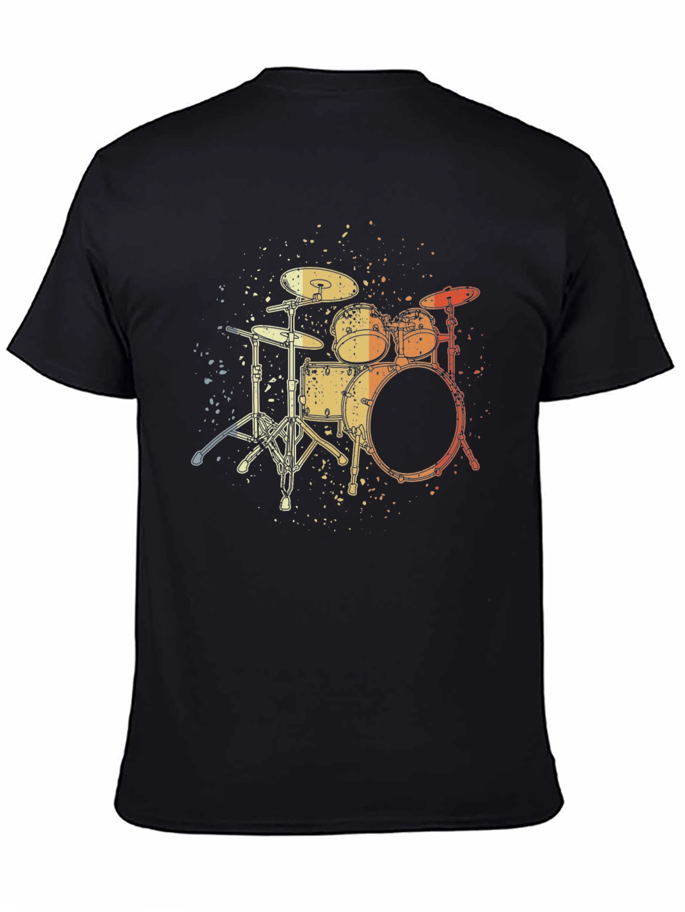 Drum Set Graphic Tee - Musician Style
