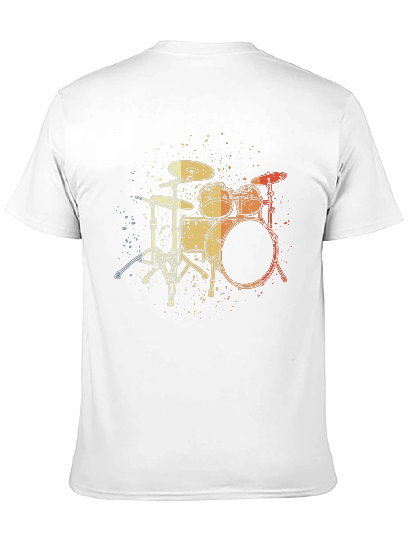 Drum Set Graphic Tee - Musician Style