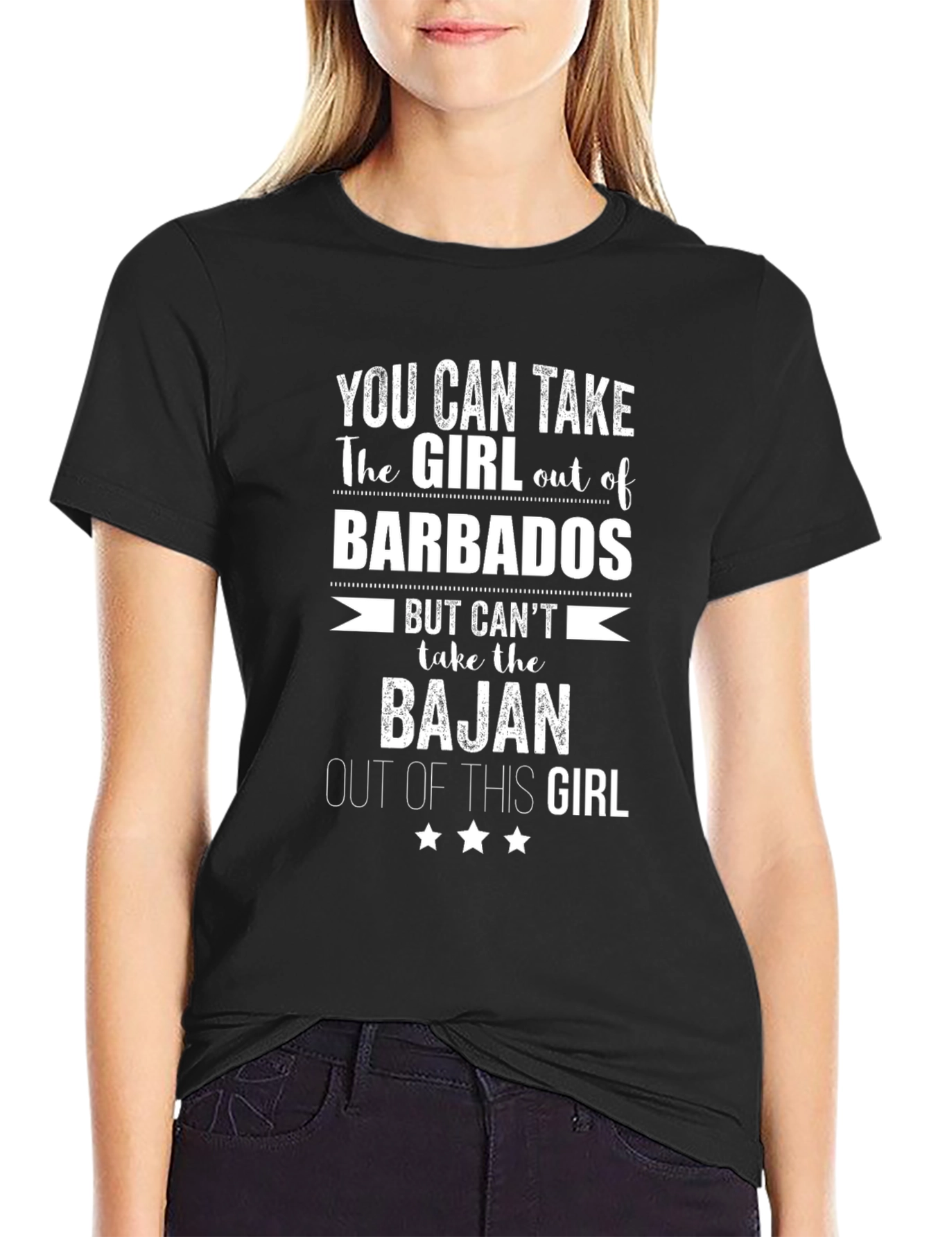 Barbados Girl T-Shirt - Bajan Pride Tee