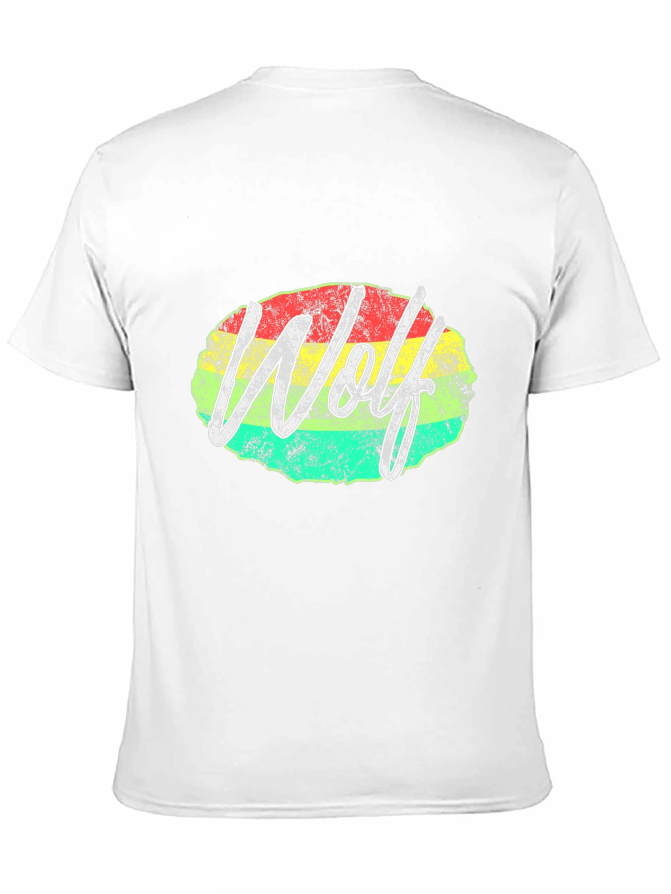 Wolf Rasta Graphic Tee - Mens Black T-Shirt
