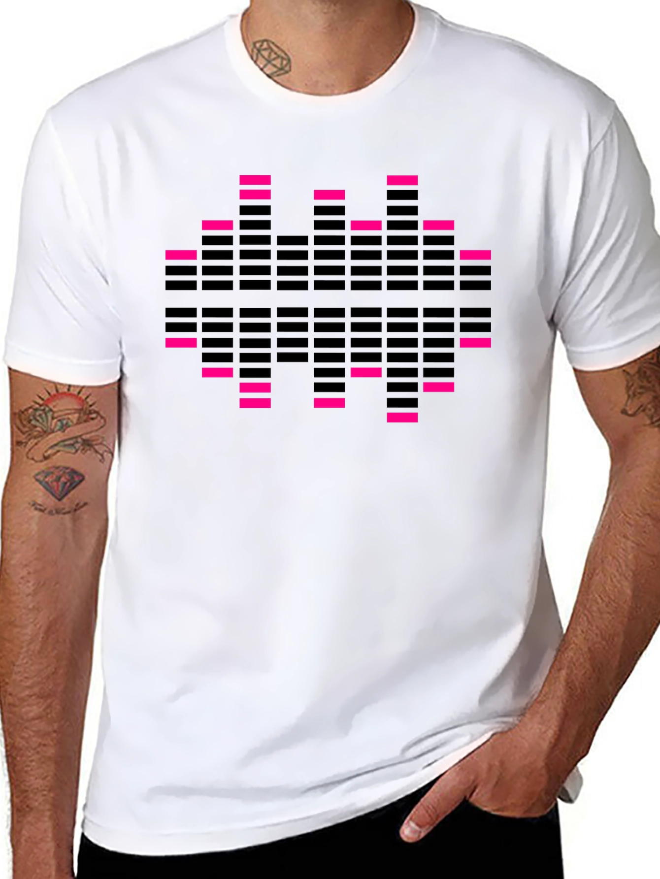 Retro Equalizer Black T-Shirt