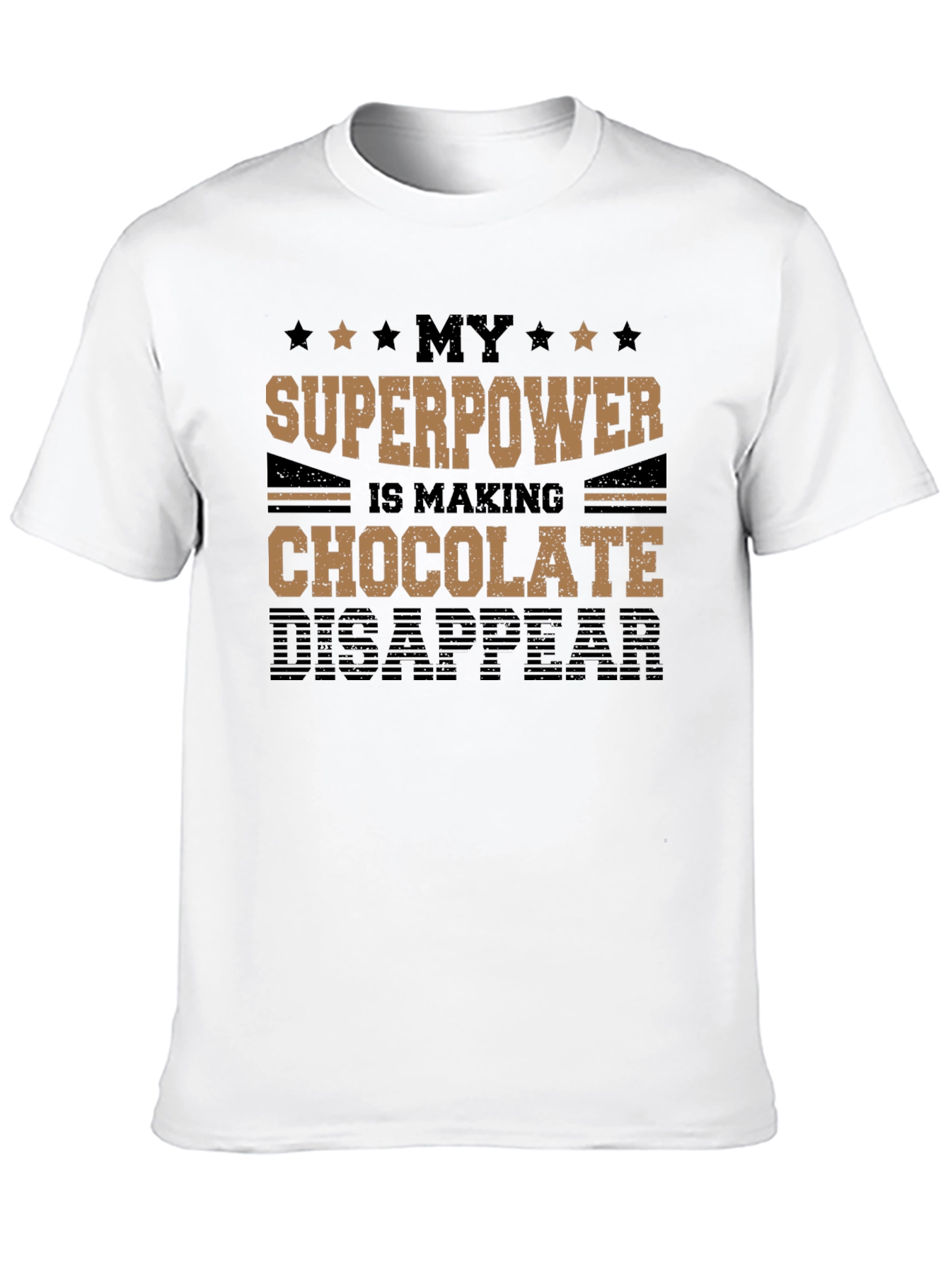 Chocolate Disappearing Superpower T-Shirt