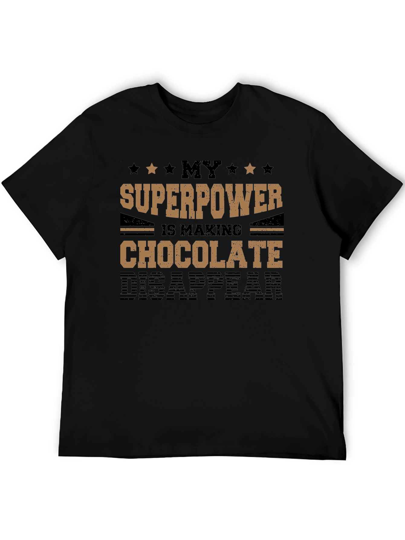 Chocolate Disappearing Superpower T-Shirt