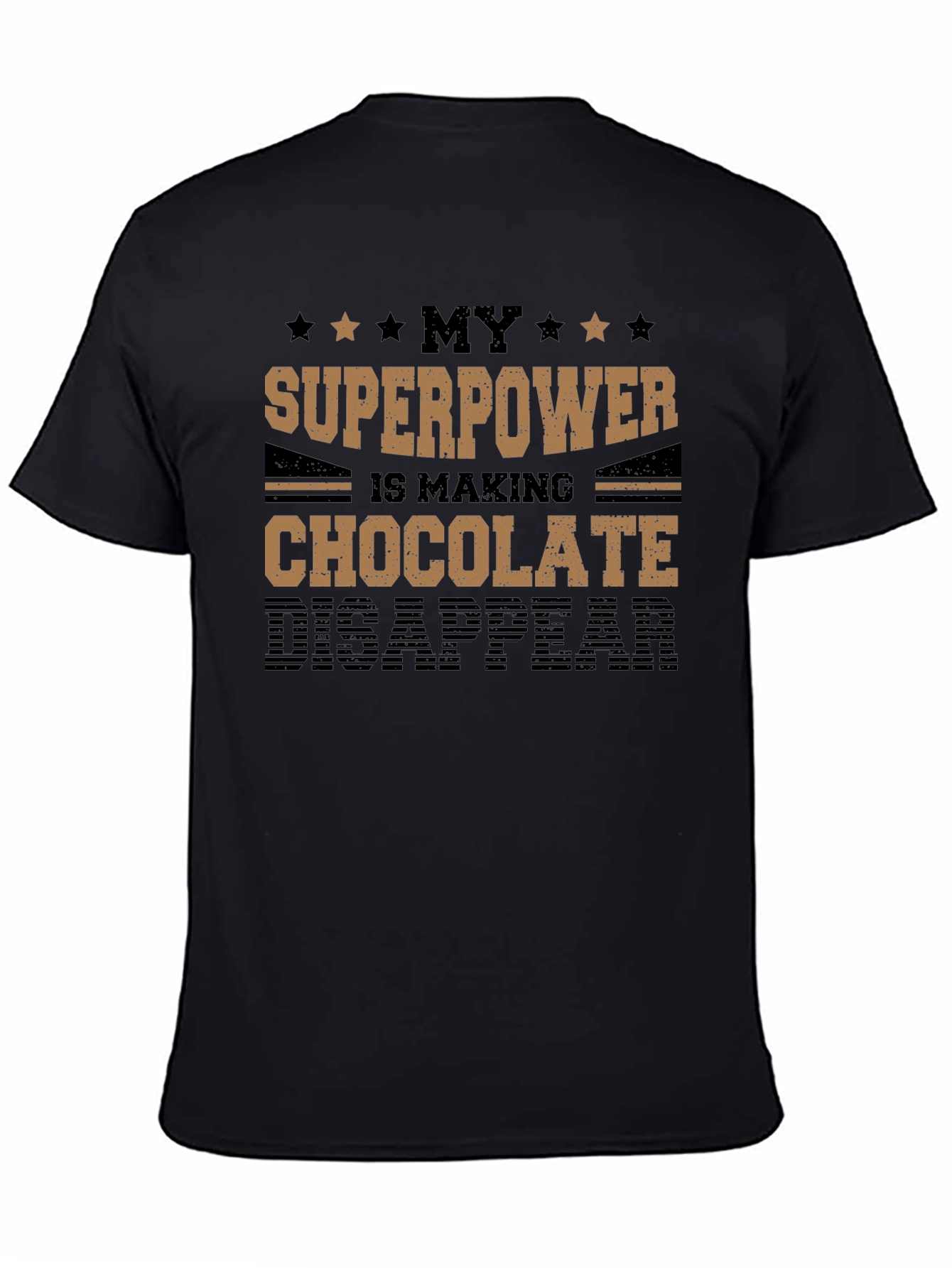 Chocolate Disappearing Superpower T-Shirt