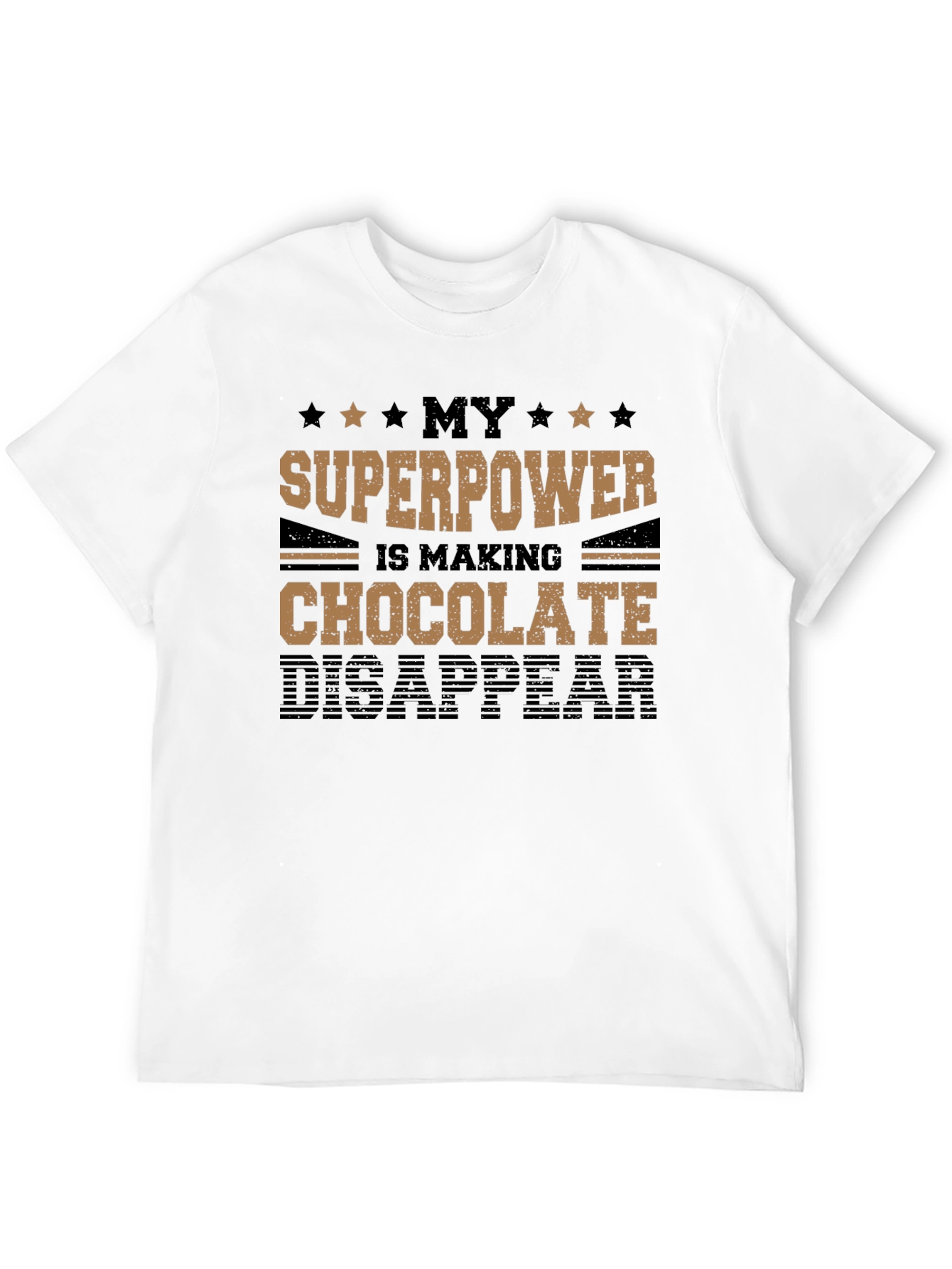 Chocolate Disappearing Superpower T-Shirt