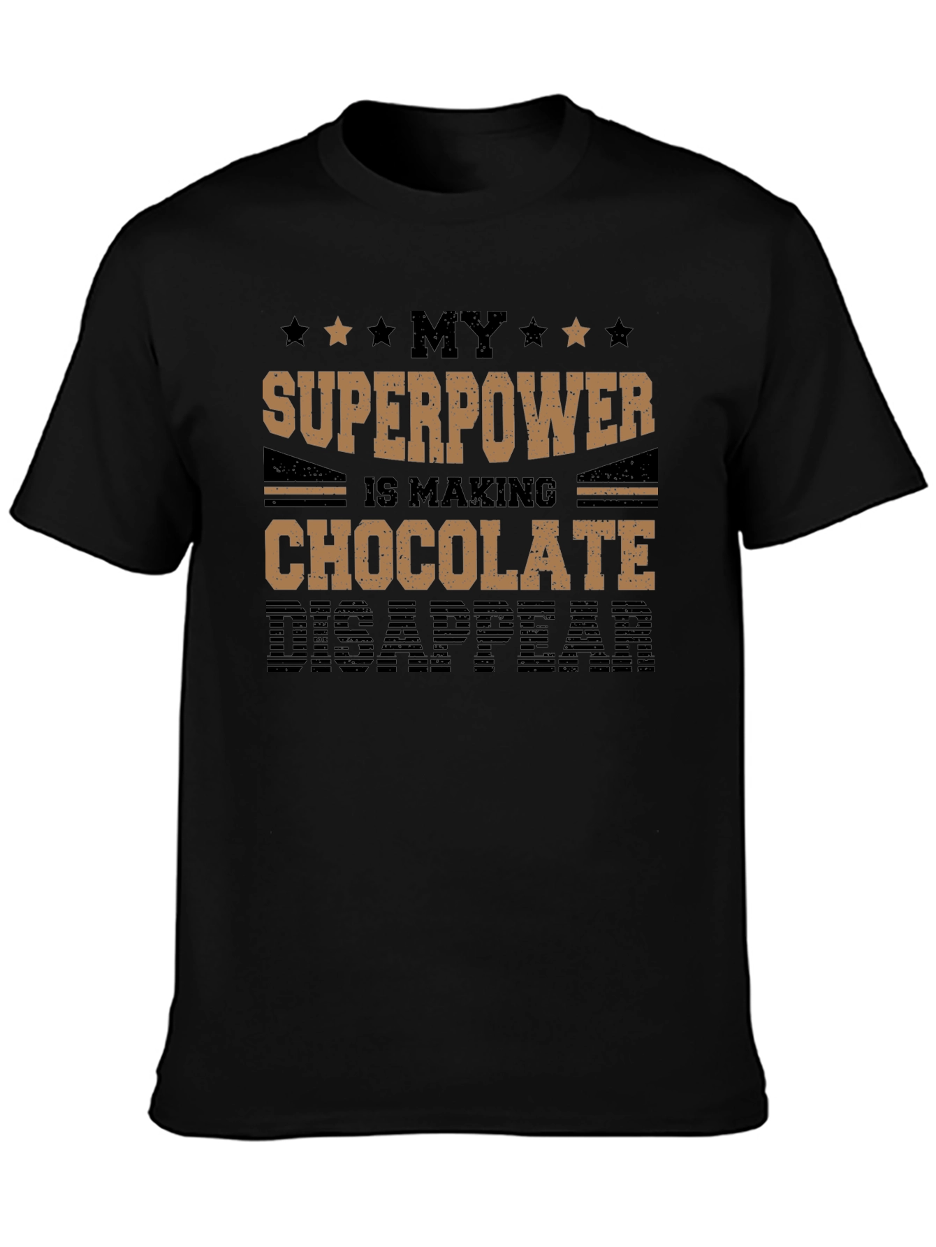 Chocolate Disappearing Superpower T-Shirt