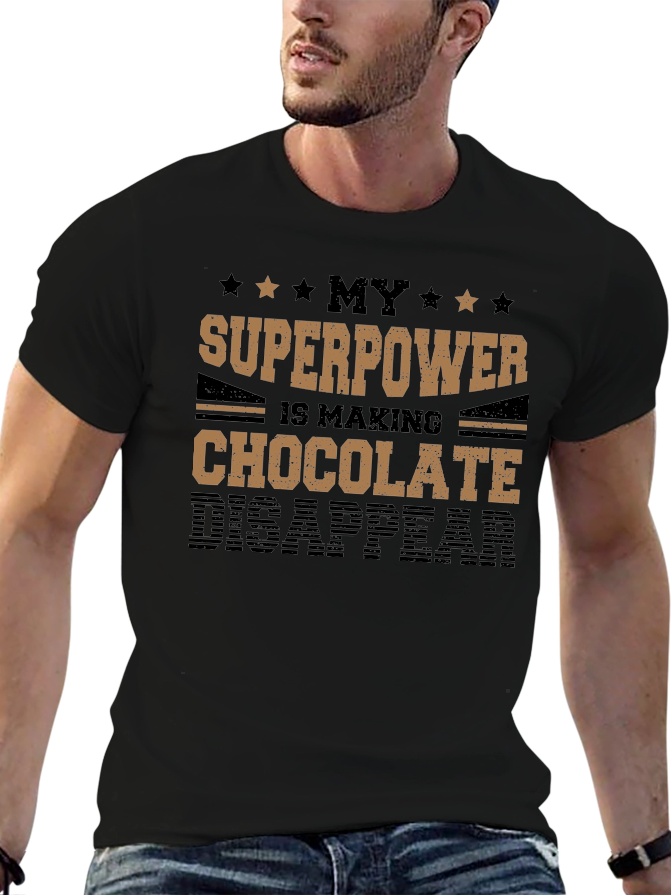 Chocolate Disappearing Superpower T-Shirt