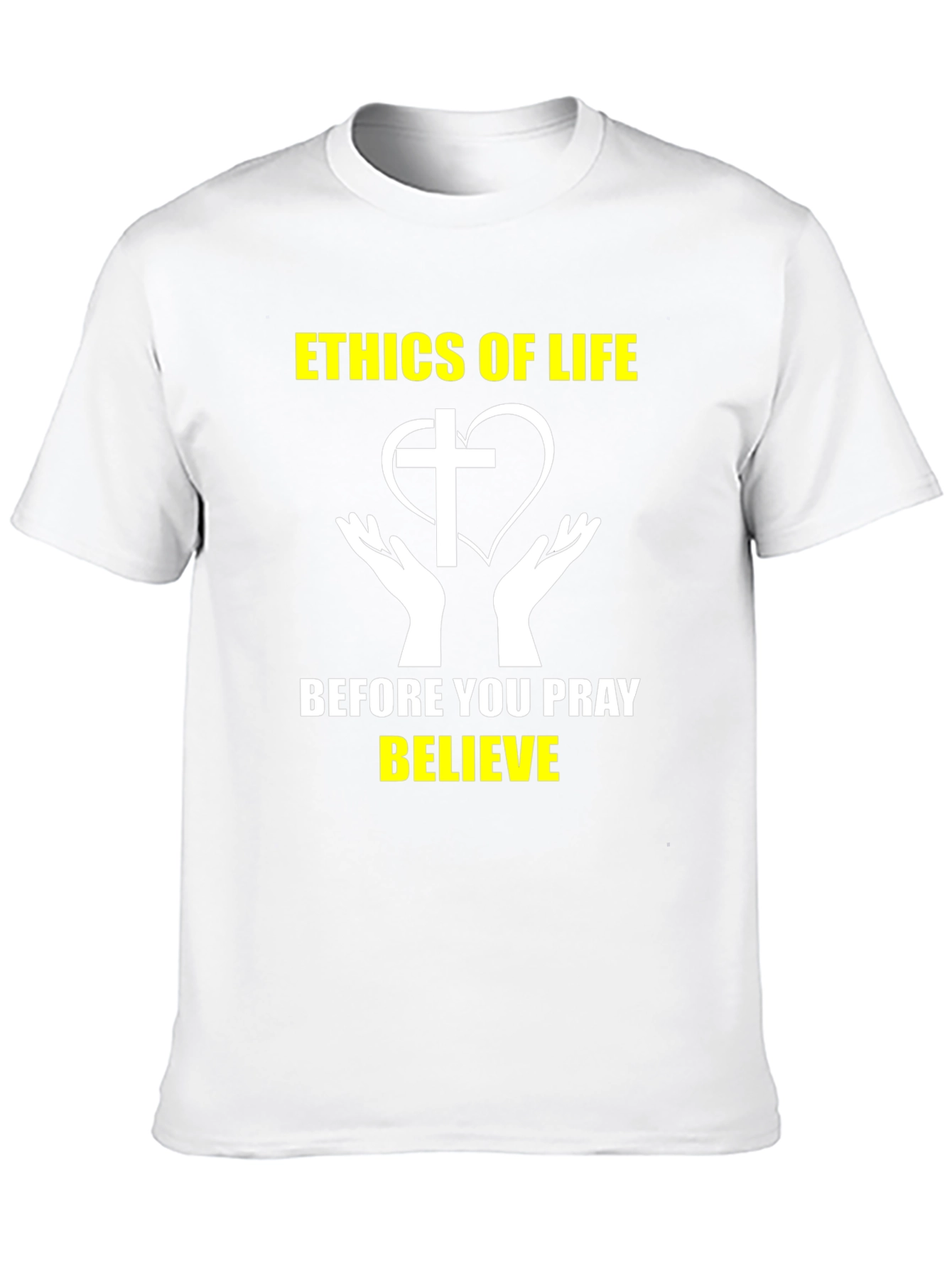 Ethics of Life Believe Graphic Tee
