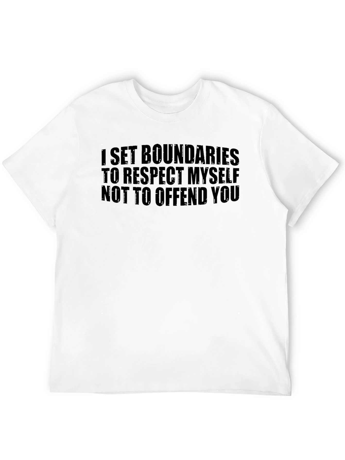 Boundaries Respect T-Shirt - Assertive Statement Tee