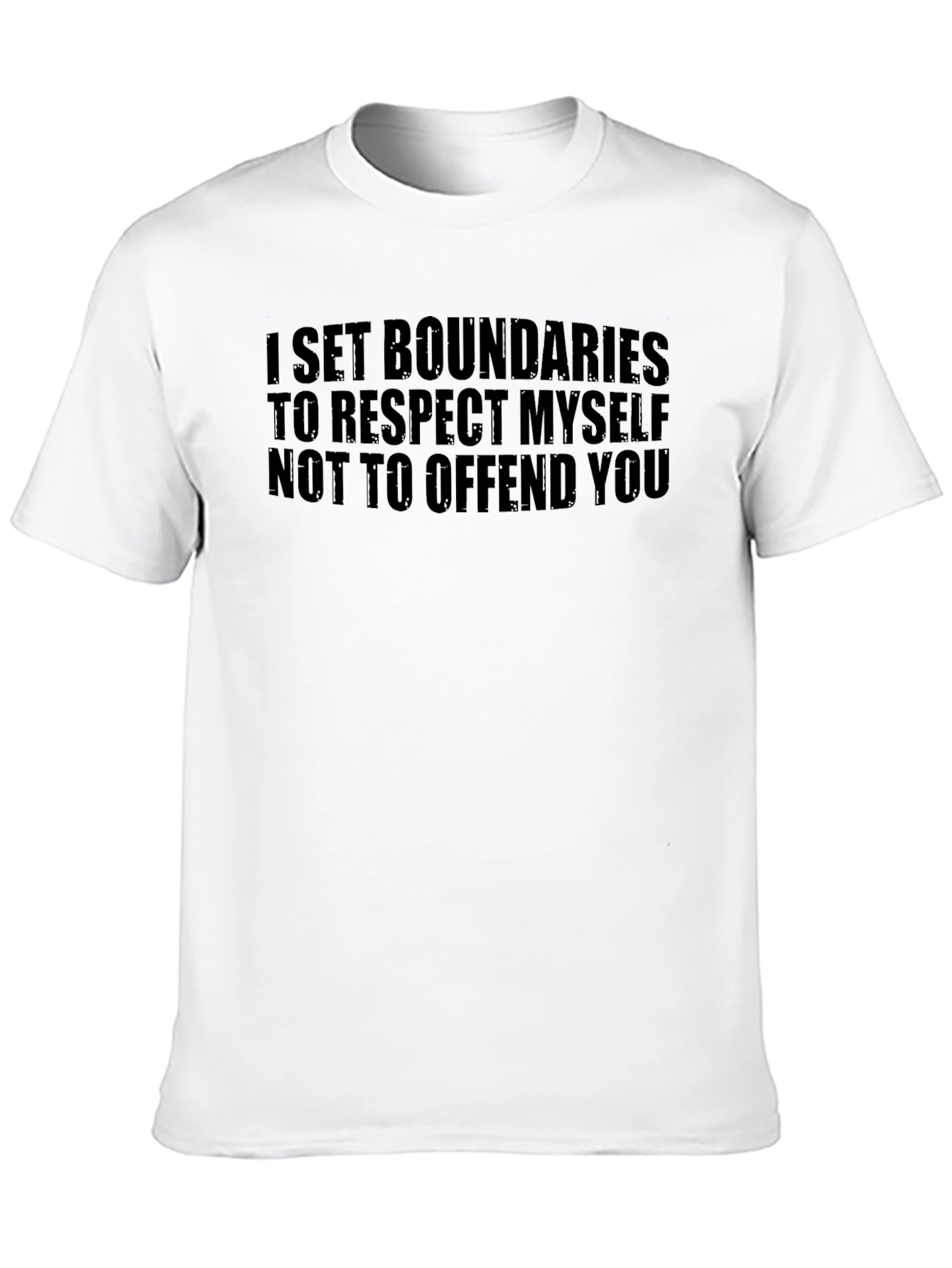 Boundaries Respect T-Shirt - Assertive Statement Tee