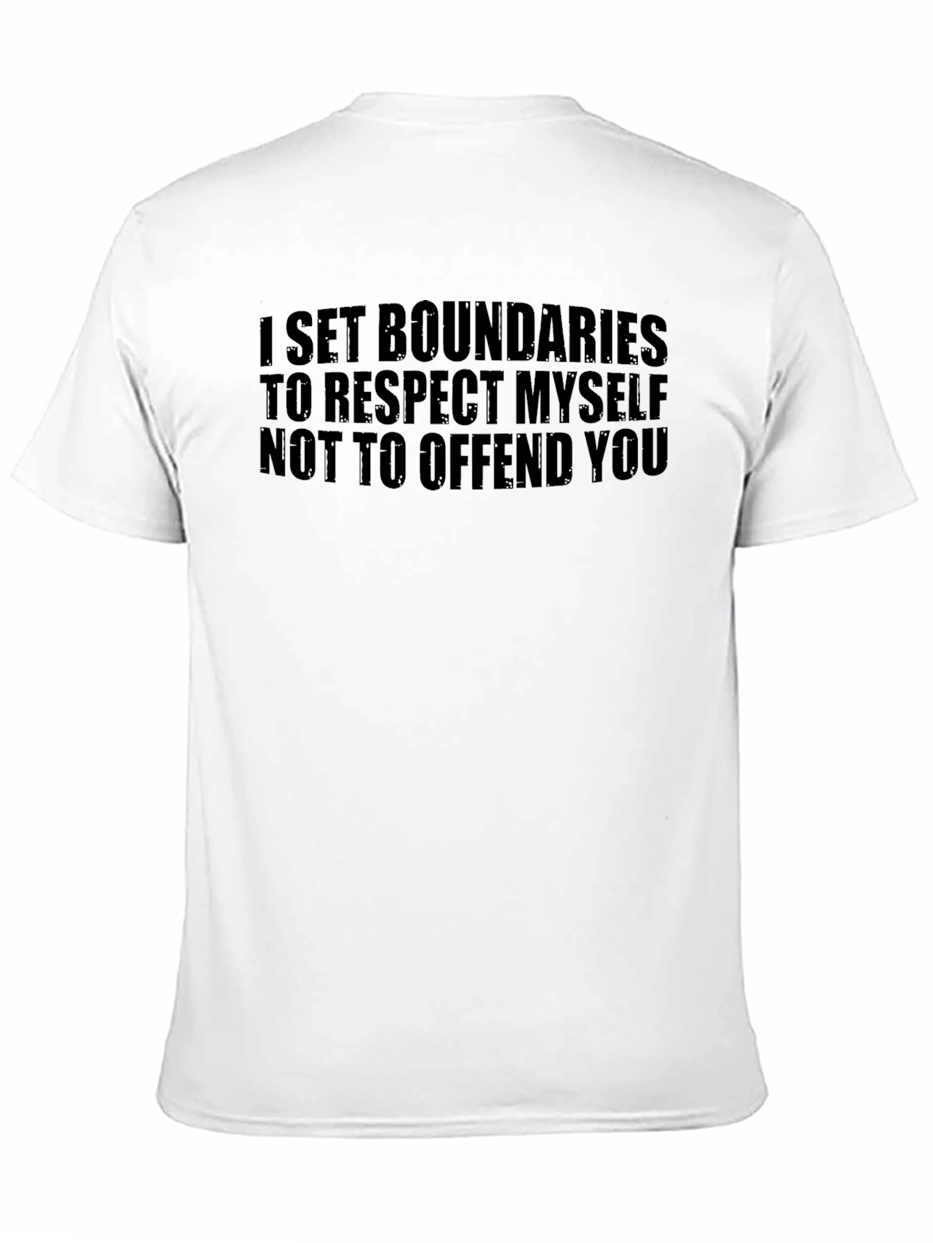 Boundaries Respect T-Shirt - Assertive Statement Tee