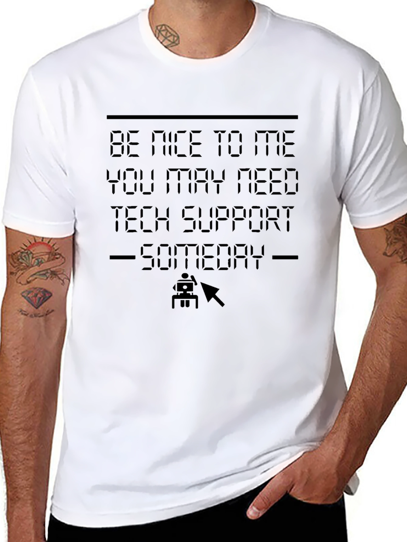 Be Nice to Me Tech Support T-Shirt
