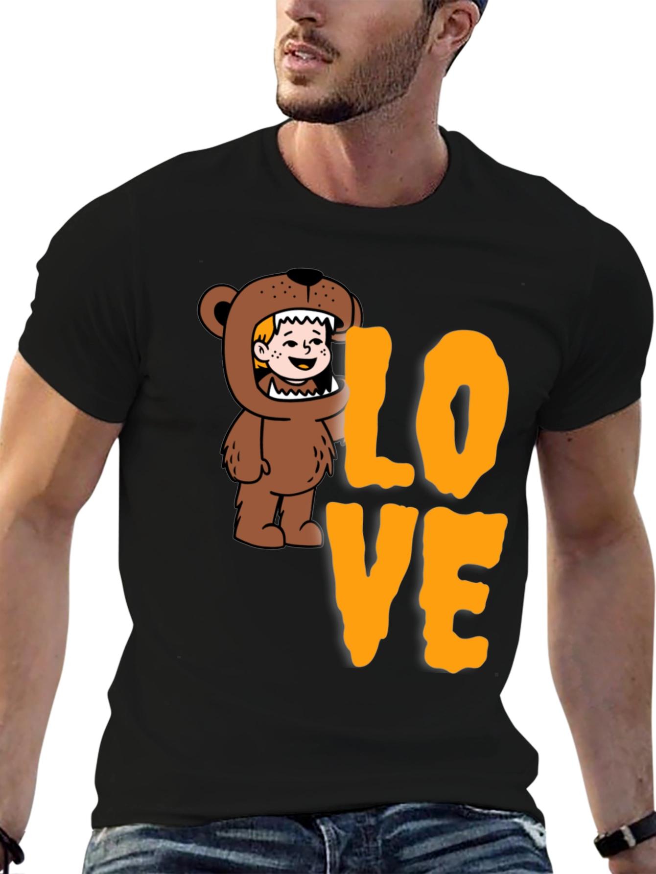 Bear Costume LOVE Graphic T-Shirt