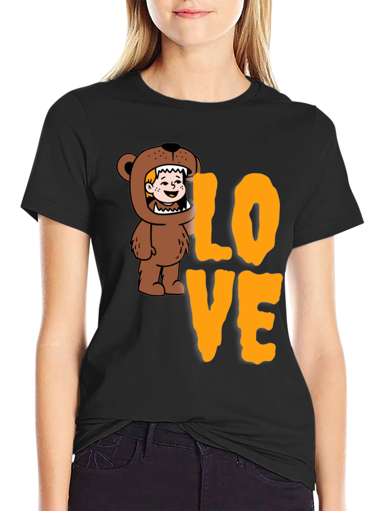 Bear Costume LOVE Graphic T-Shirt