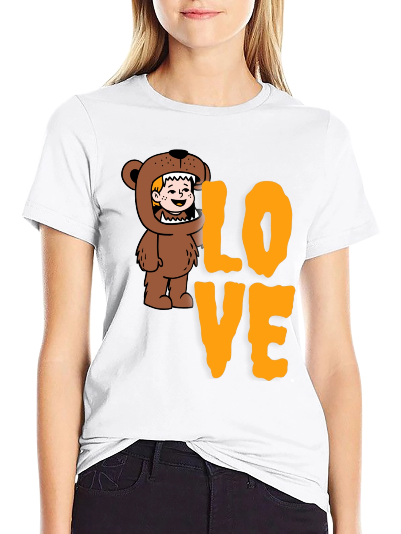 Bear Costume LOVE Graphic T-Shirt