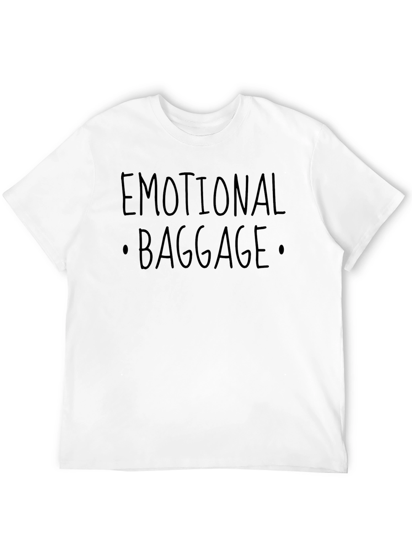 Emotional Baggage Graphic Tee - Black
