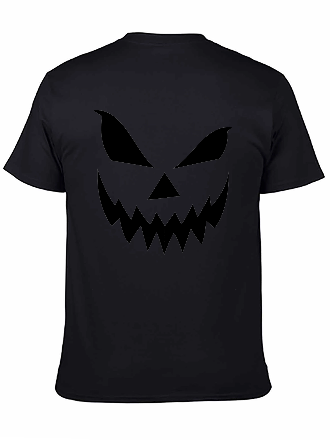 Halloween Face Black T-Shirt - Spooky Season