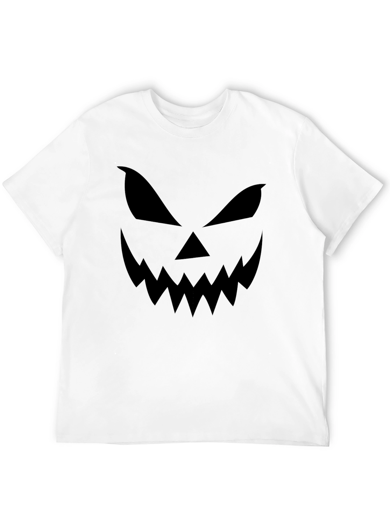 Halloween Face Black T-Shirt - Spooky Season