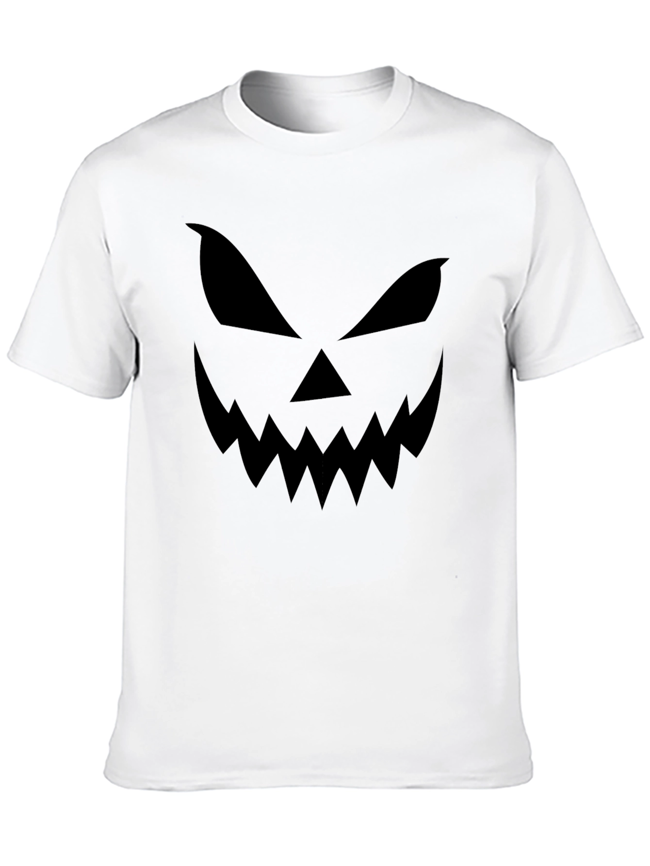Halloween Face Black T-Shirt - Spooky Season