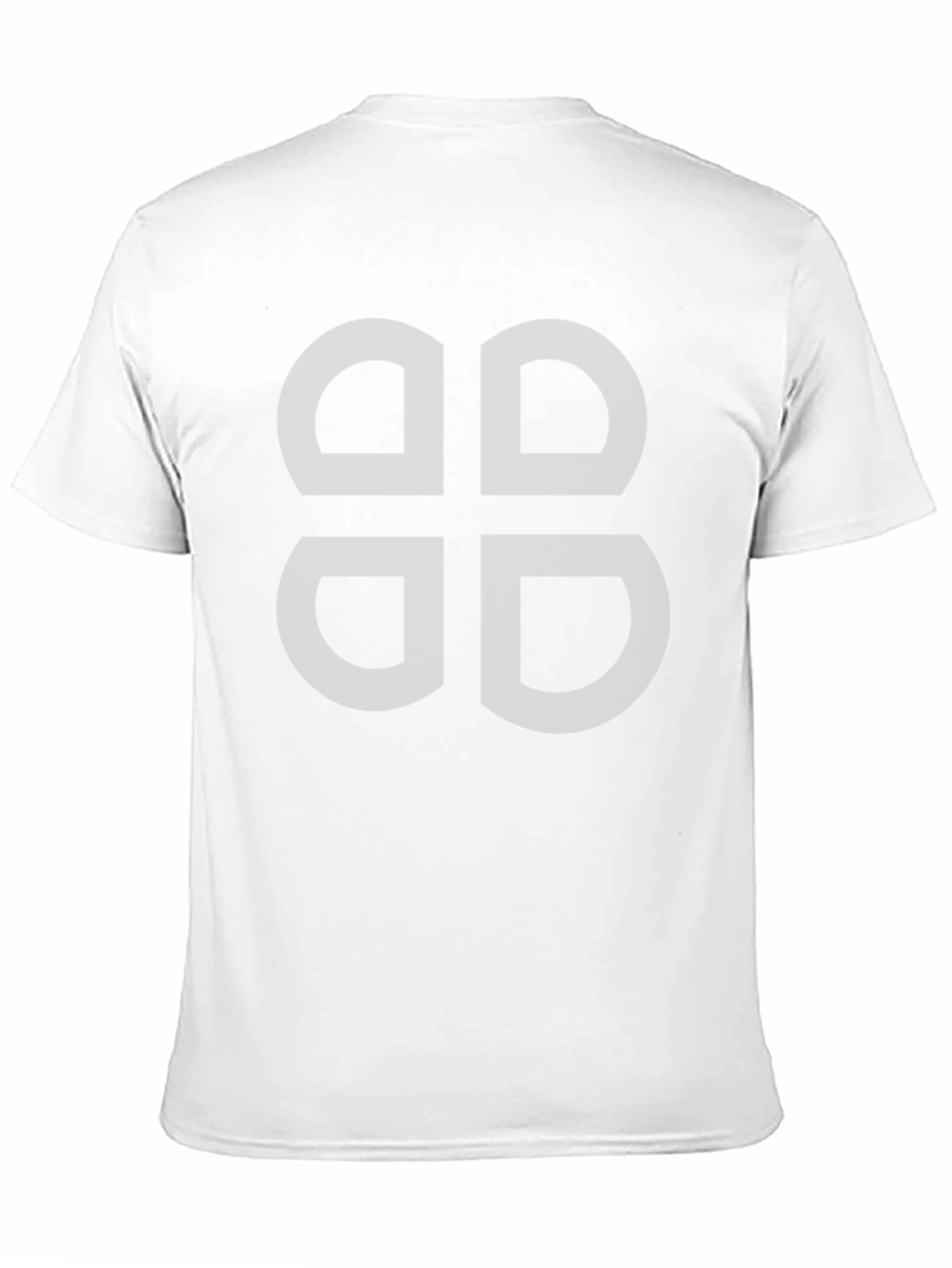 Abstract Symbol Graphic Tee - Mens Black Casual T-Shirt