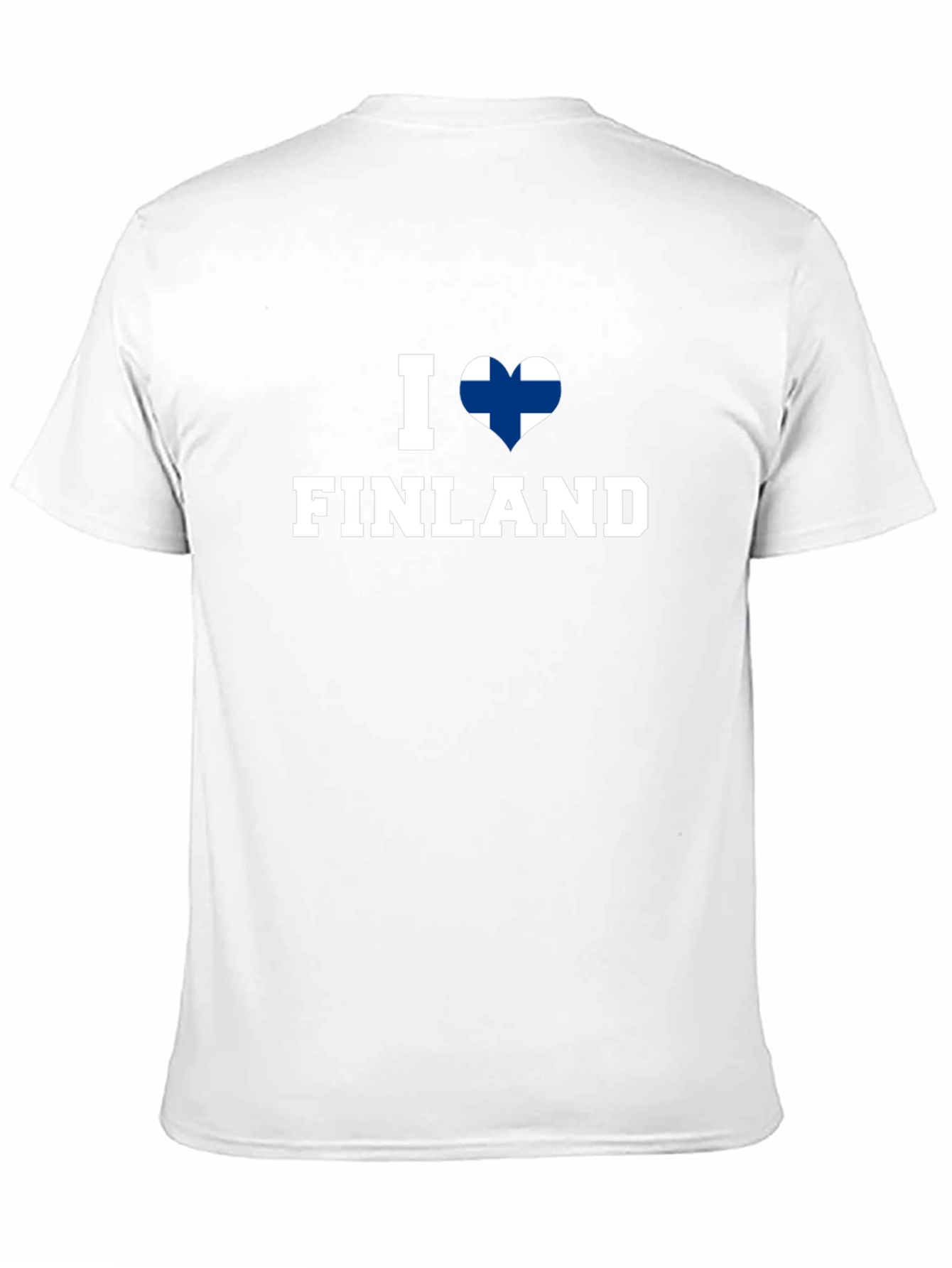 I Love Finland T-Shirt - Finnish Flag Heart