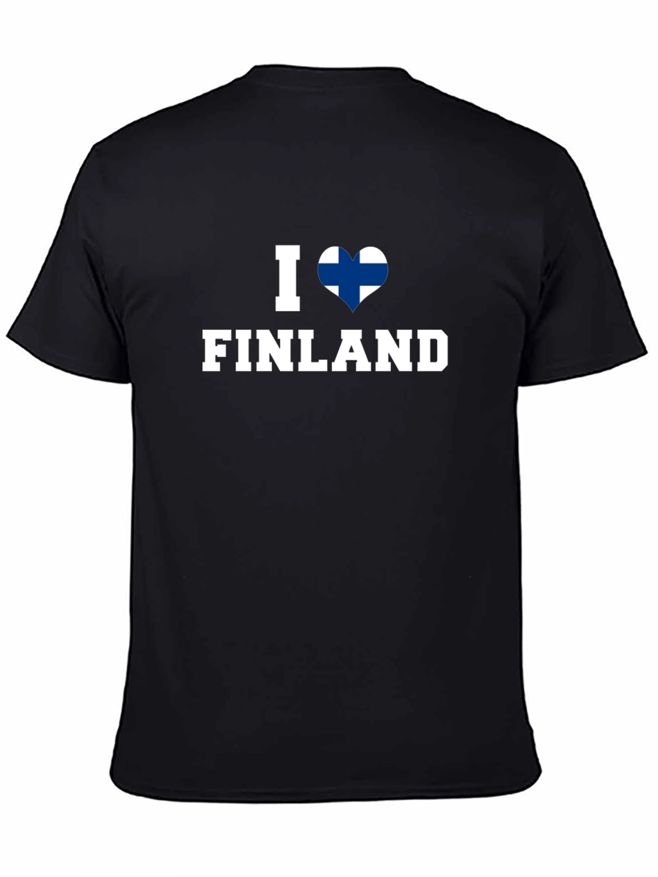 I Love Finland T-Shirt - Finnish Flag Heart