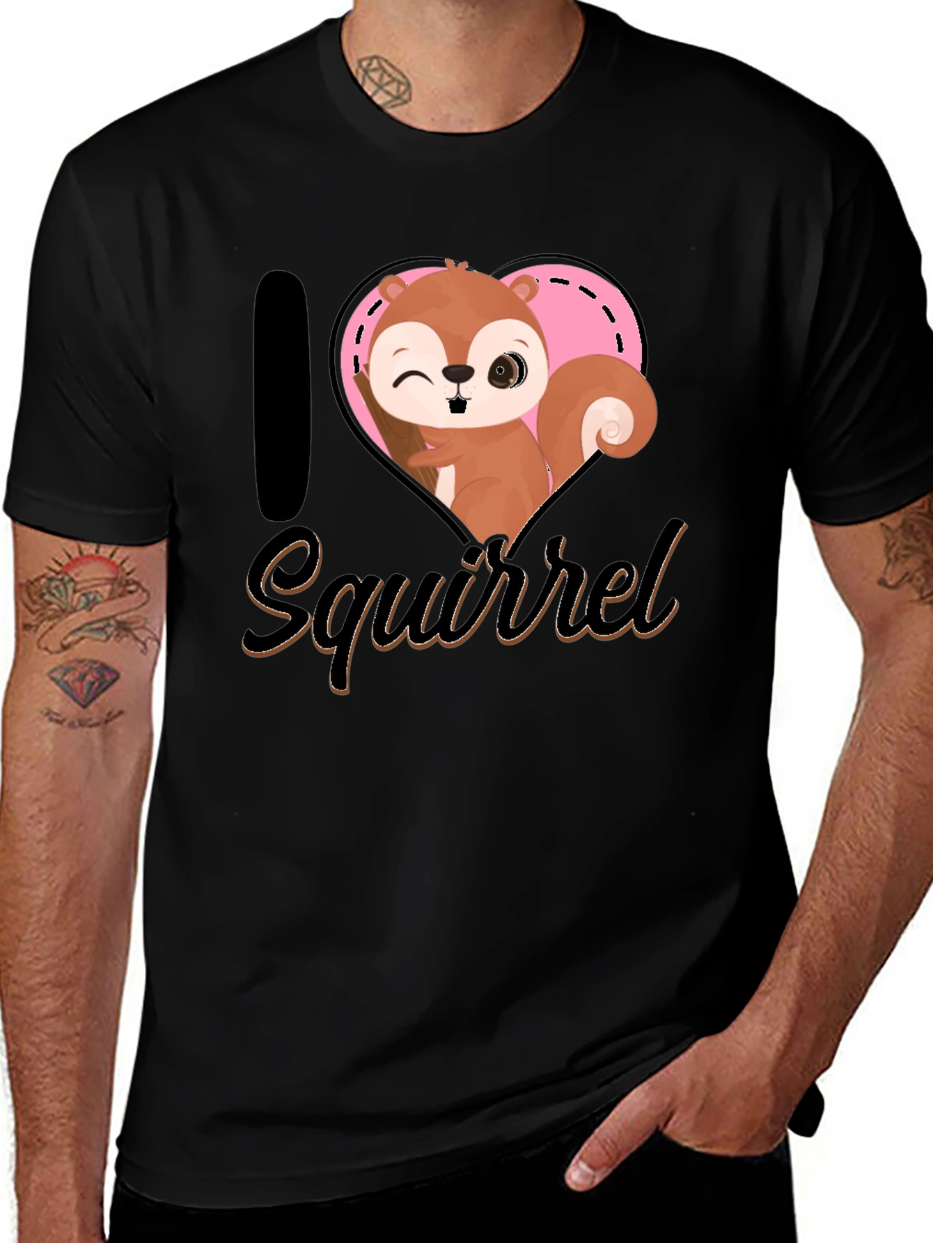I Love Squirrel T-Shirt
