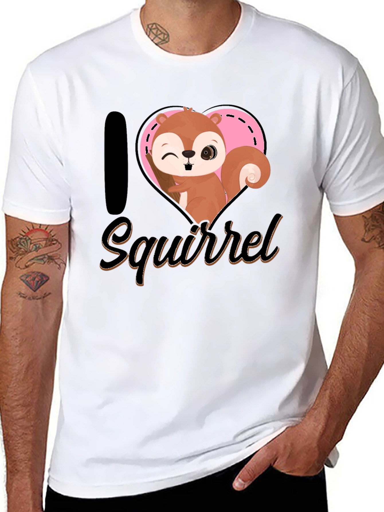 I Love Squirrel T-Shirt