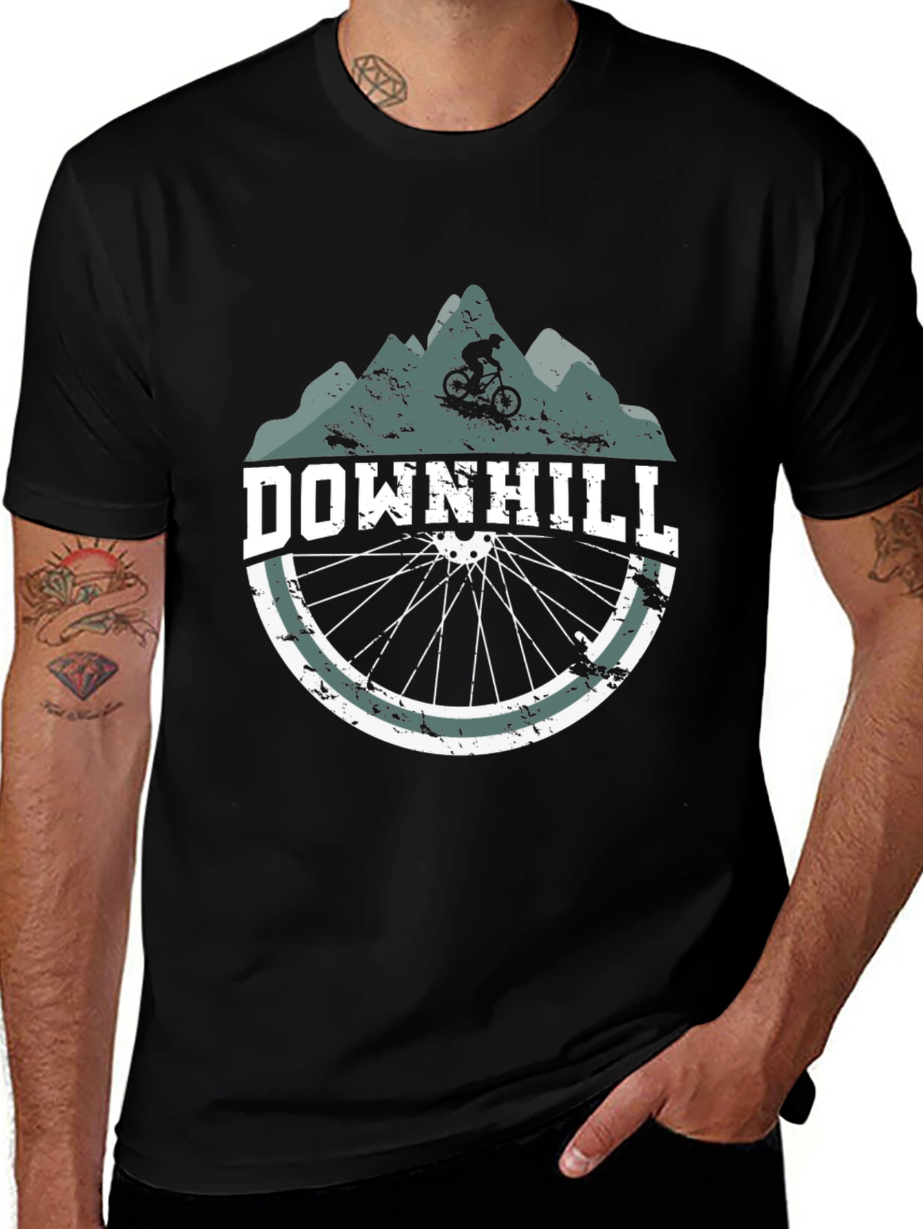 Downhill Mountain Biking T-Shirt