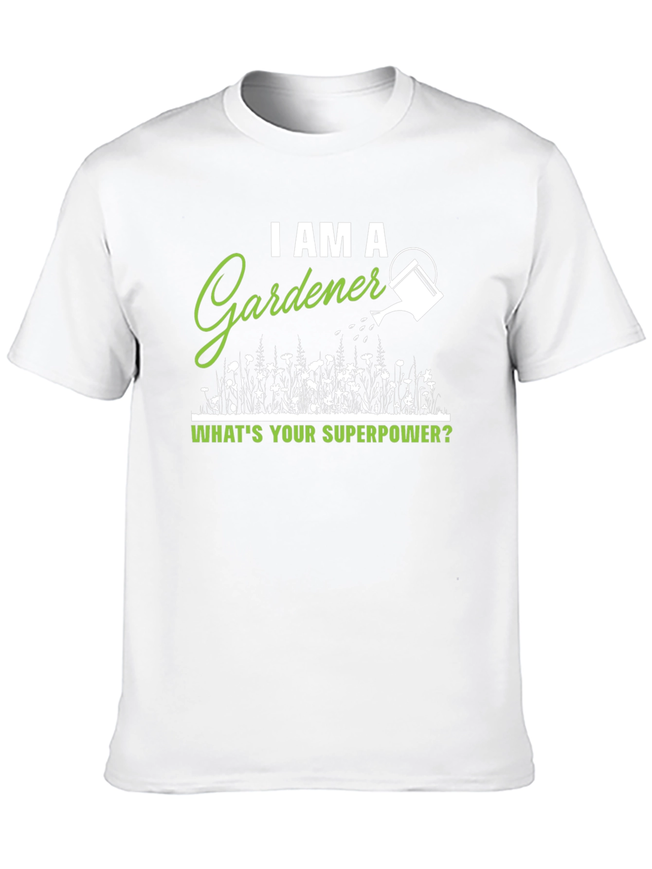 Gardener Superpower T-Shirt - Black Cotton Tee