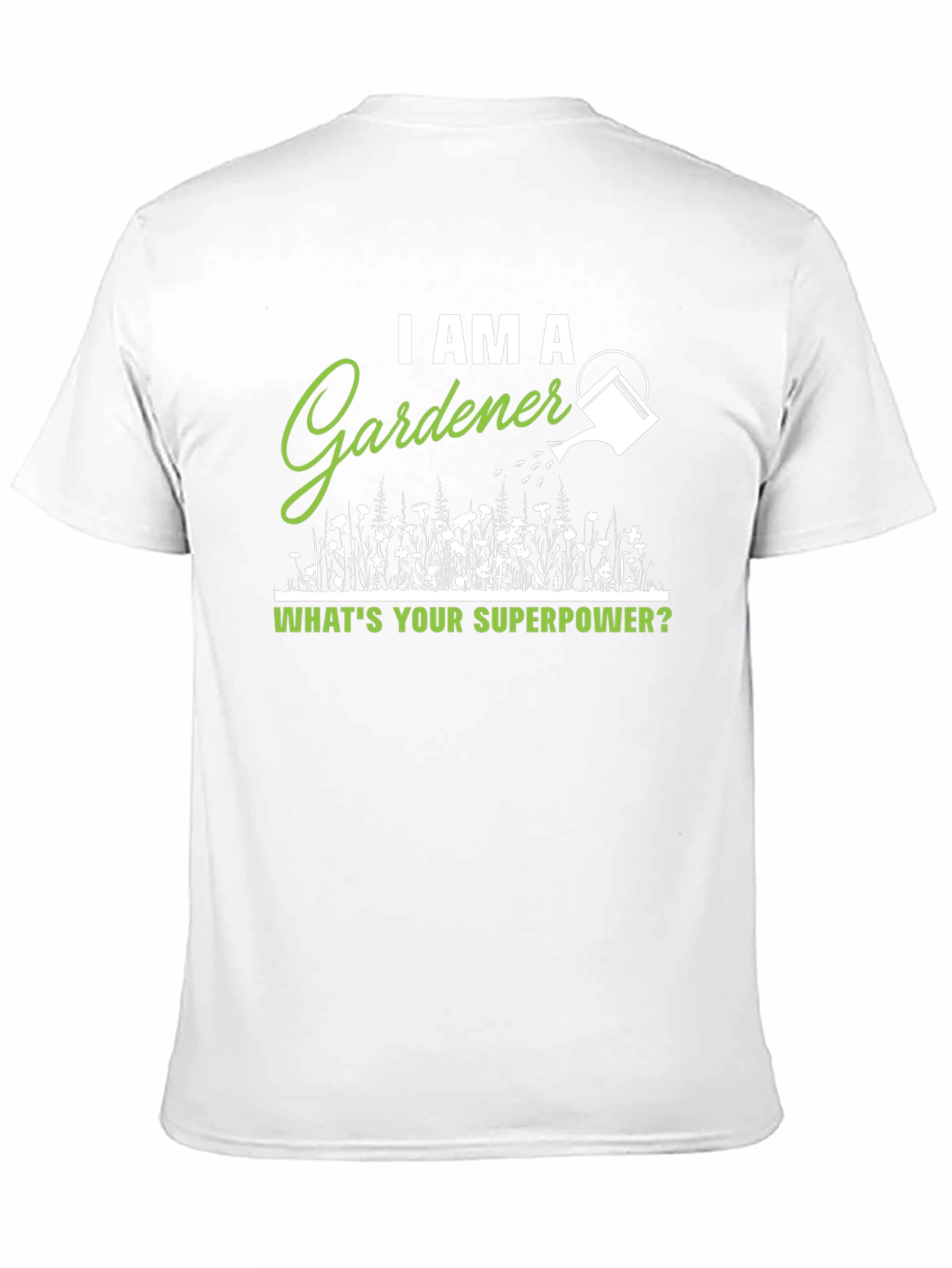 Gardener Superpower T-Shirt - Black Cotton Tee