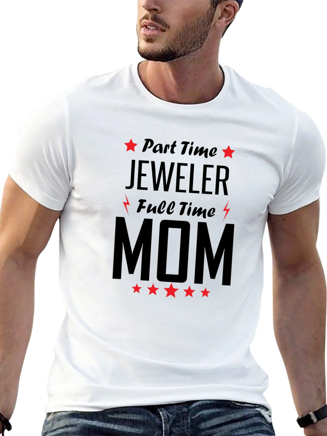 Part Time Jeweler Full Time Mom Graphic Tee