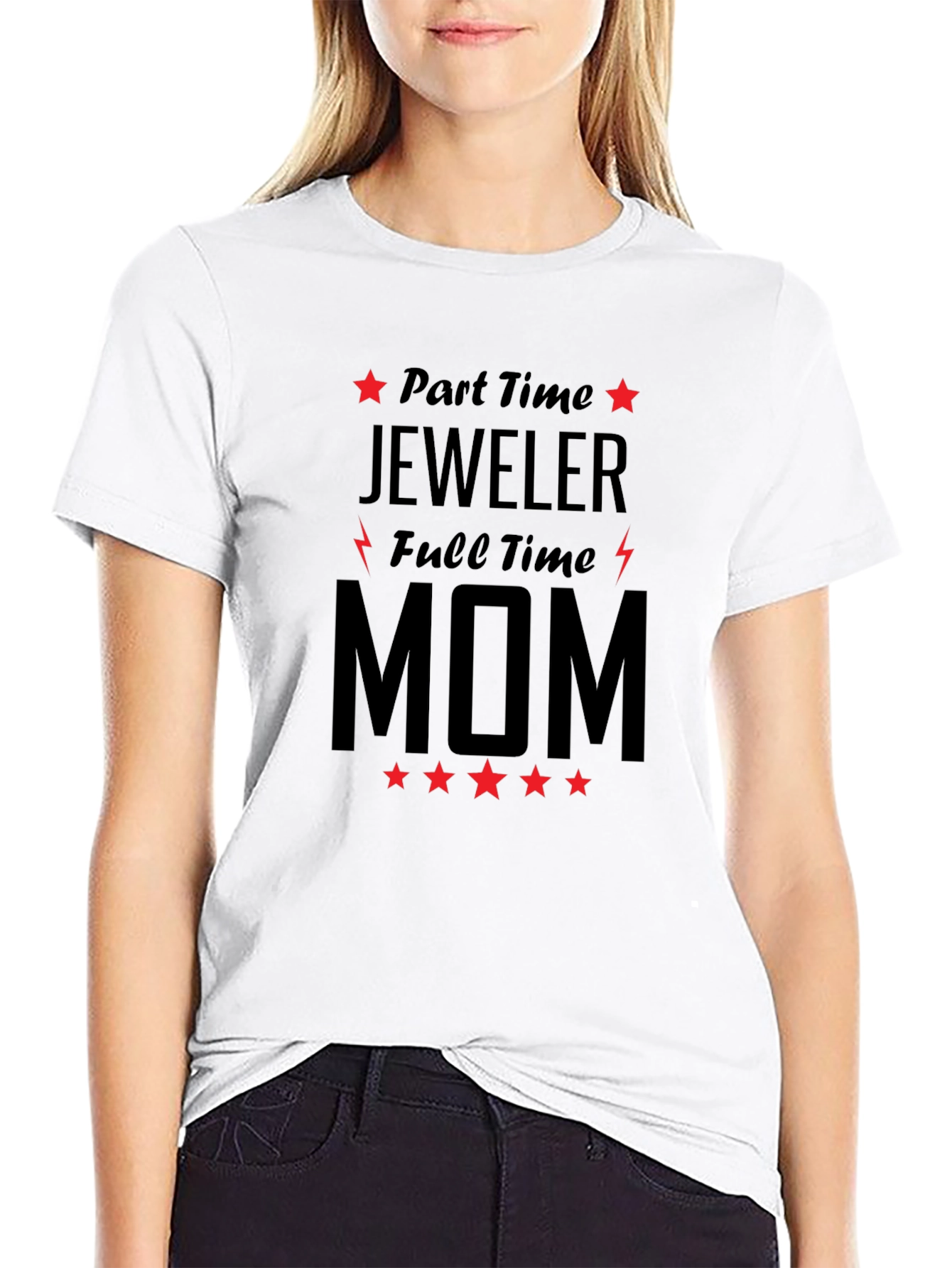 Part Time Jeweler Full Time Mom Graphic Tee