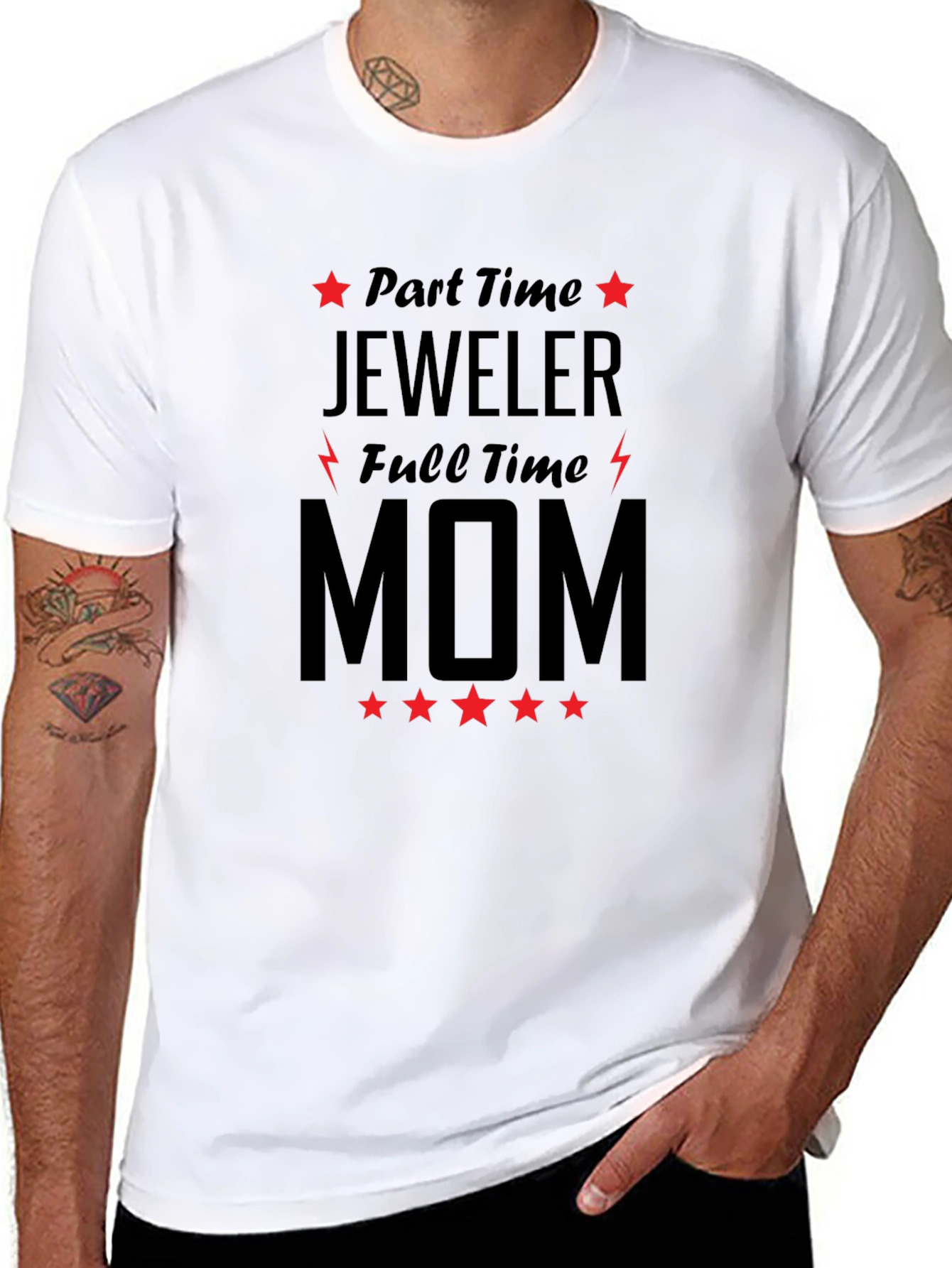 Part Time Jeweler Full Time Mom Graphic Tee