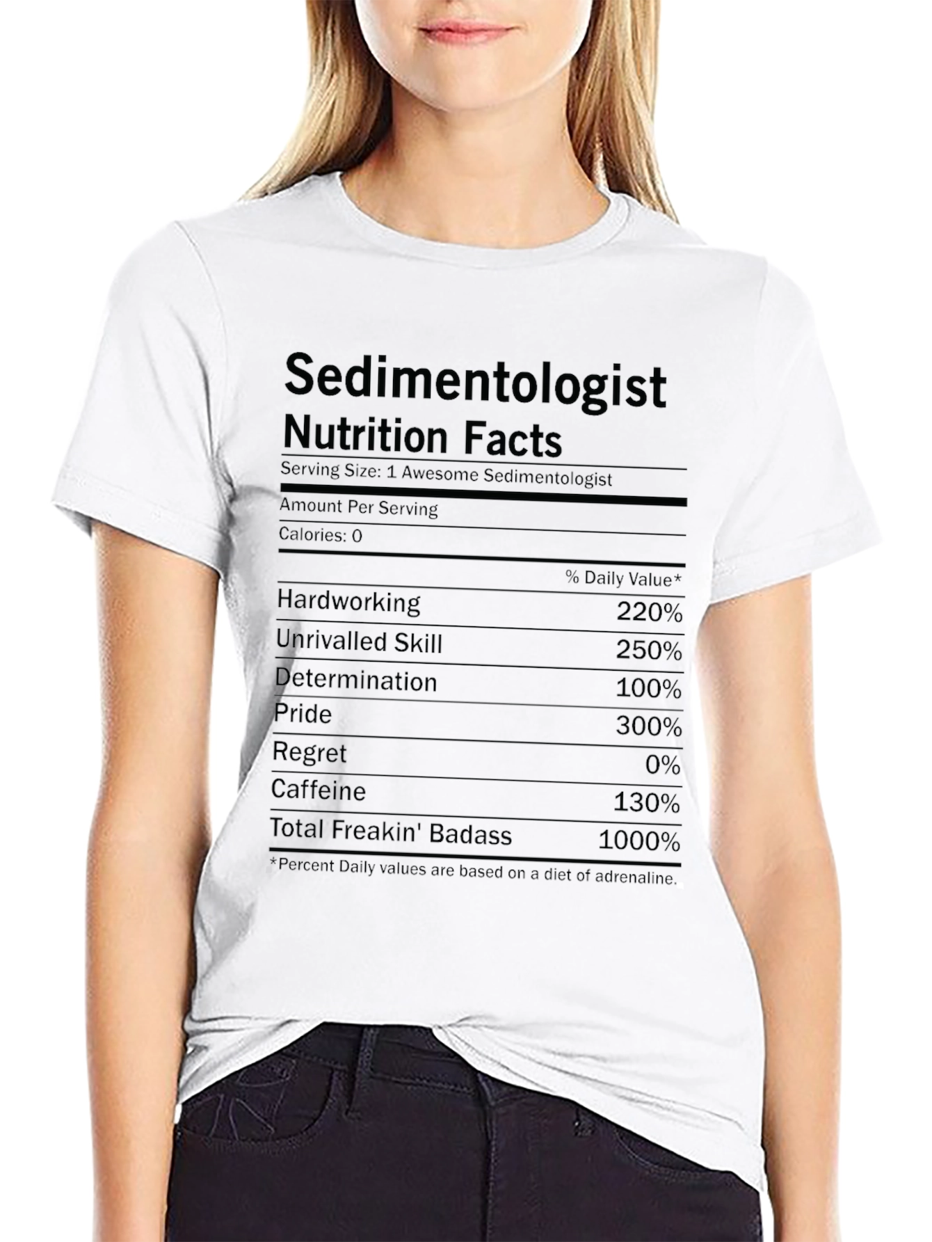 Sedimentologist Nutrition Facts T-Shirt