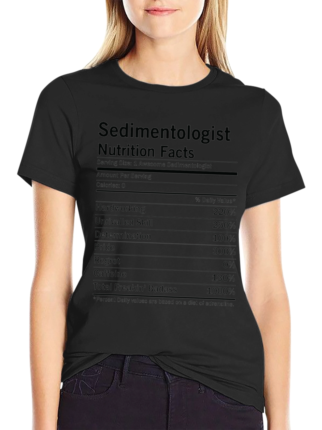 Sedimentologist Nutrition Facts T-Shirt