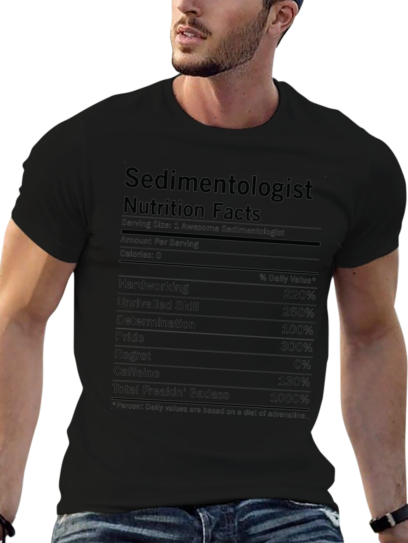 Sedimentologist Nutrition Facts T-Shirt
