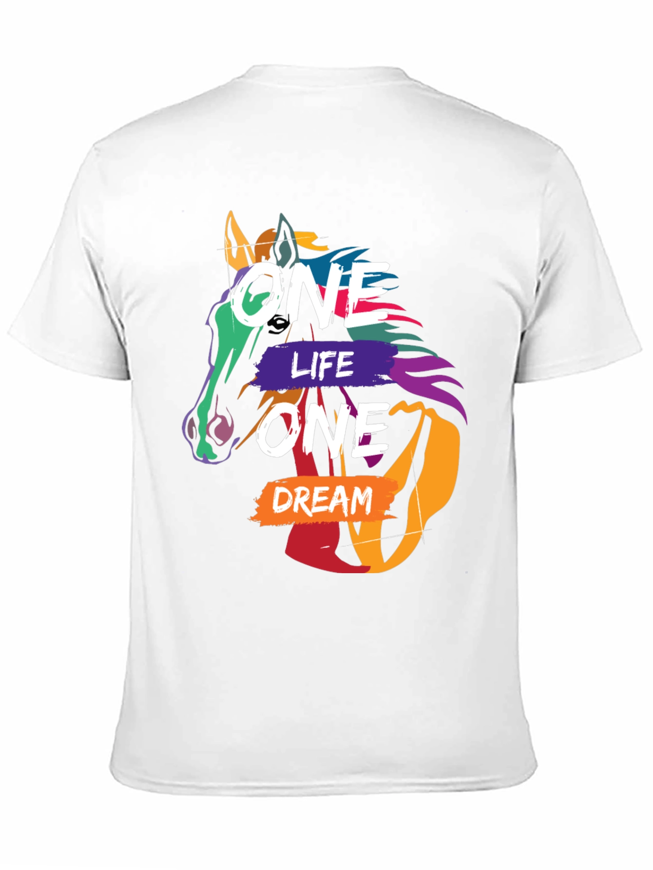 One Life One Dream Horse Graphic Tee