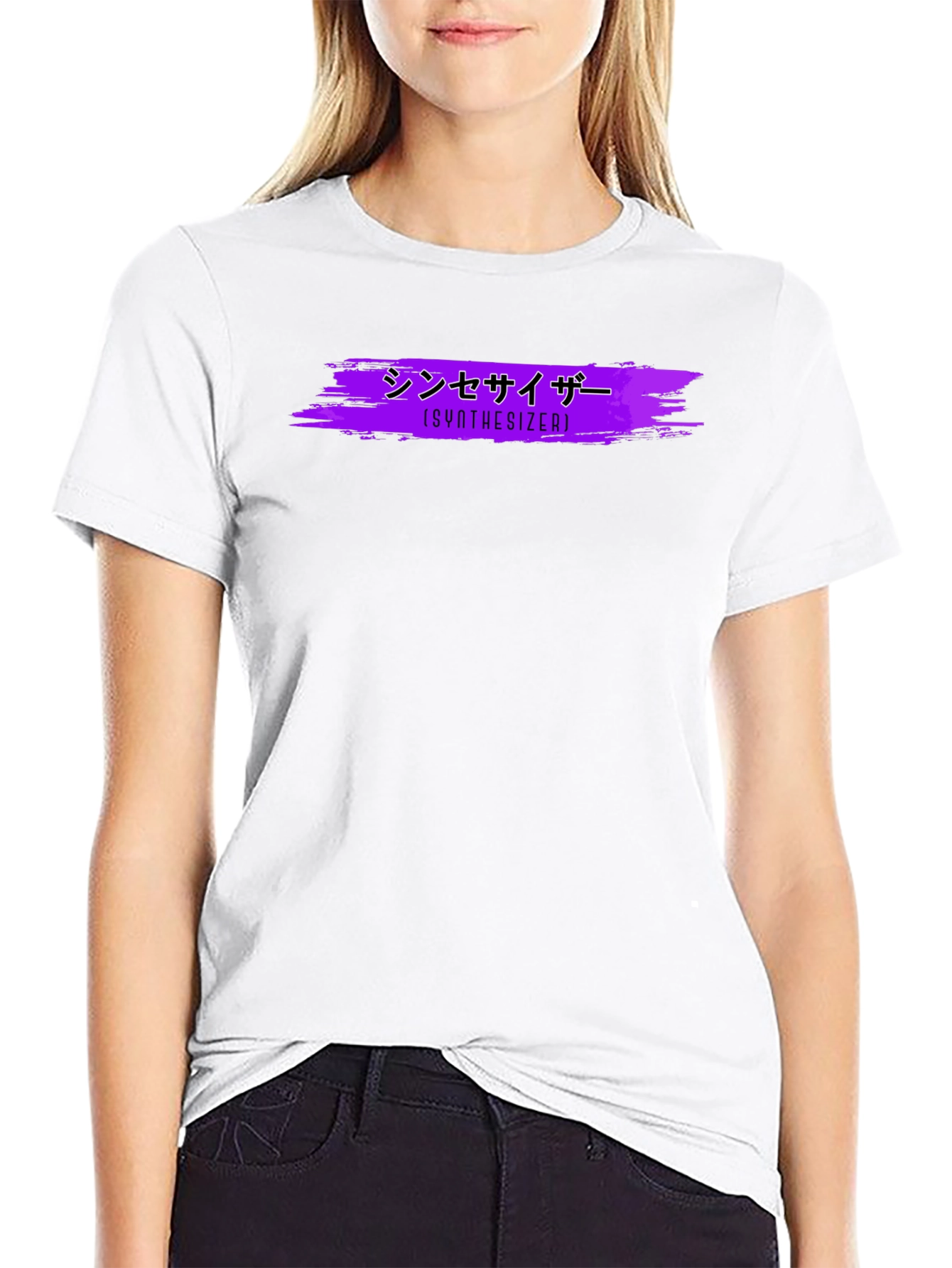 Synthwave Style Synthesizer Graphic Tee