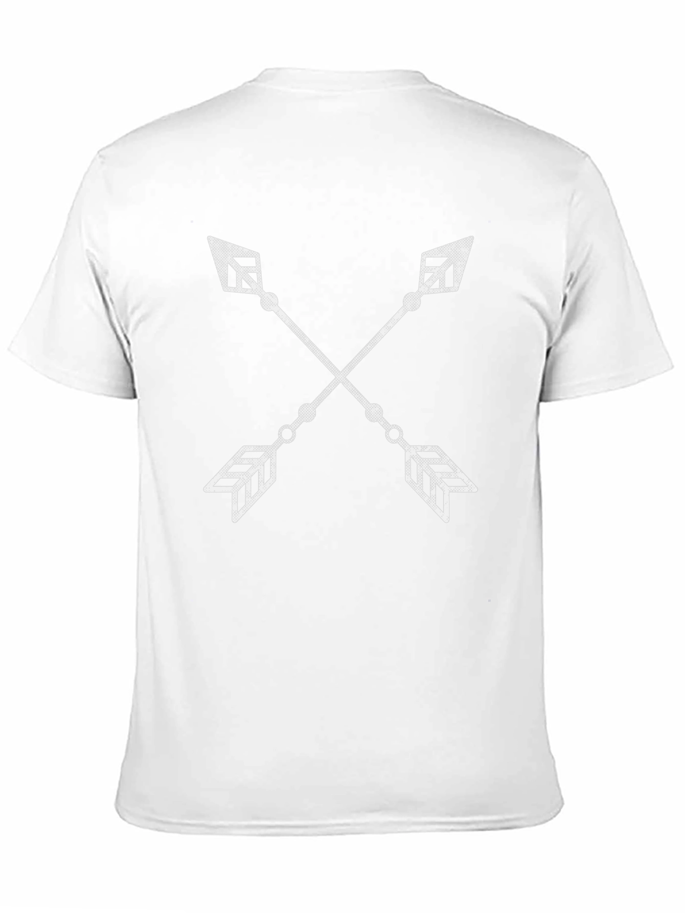 Crossed Arrows Graphic Tee - Stylish Black T-Shirt