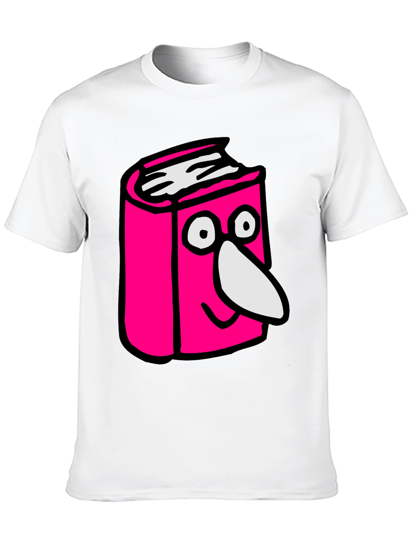 Cartoon Book T-Shirt - Novelty Graphic Tee
