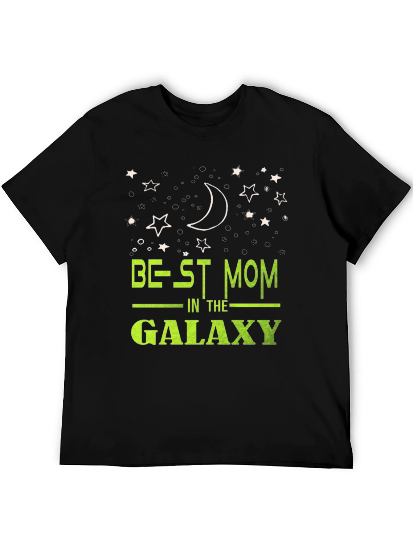 Best Mom in the Galaxy Black T-Shirt
