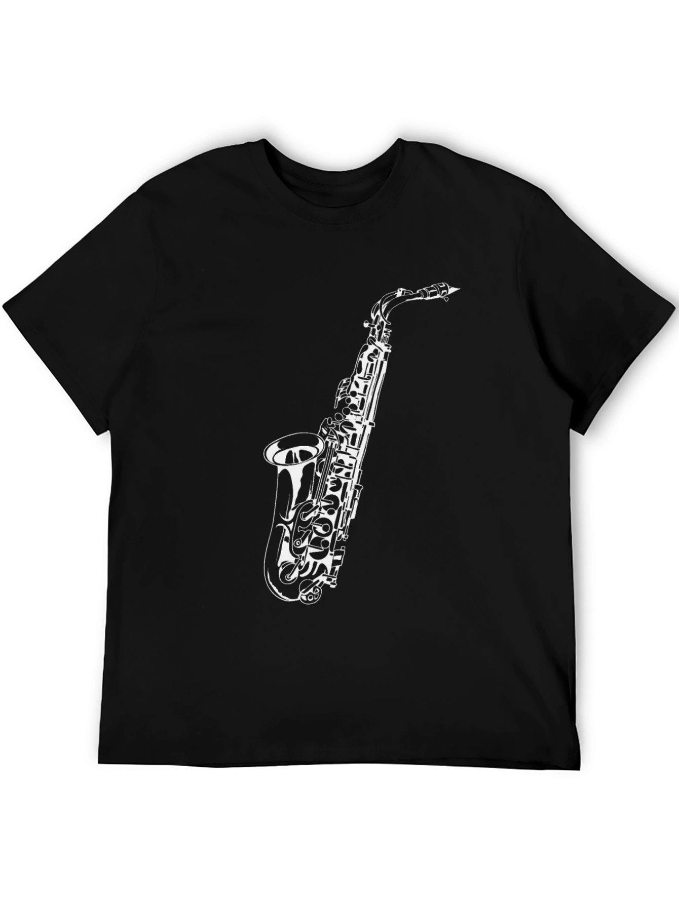 Saxophone Graphic Tee - Cool Musician Style