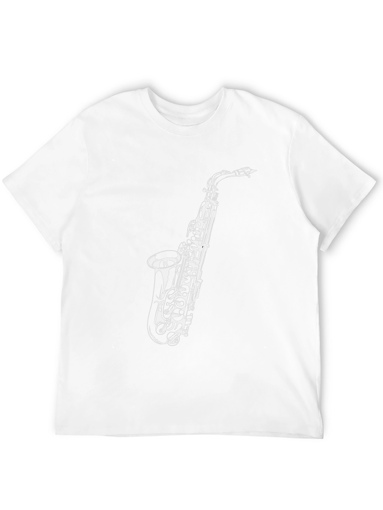 Saxophone Graphic Tee - Cool Musician Style