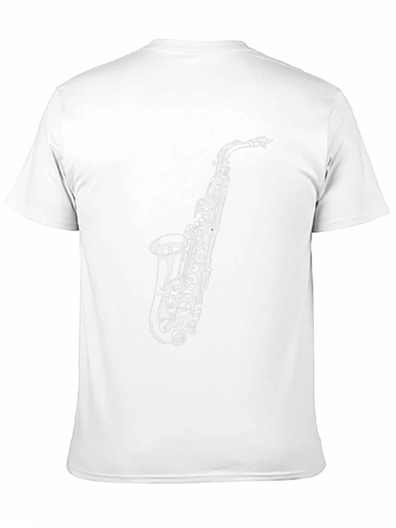 Saxophone Graphic Tee - Cool Musician Style
