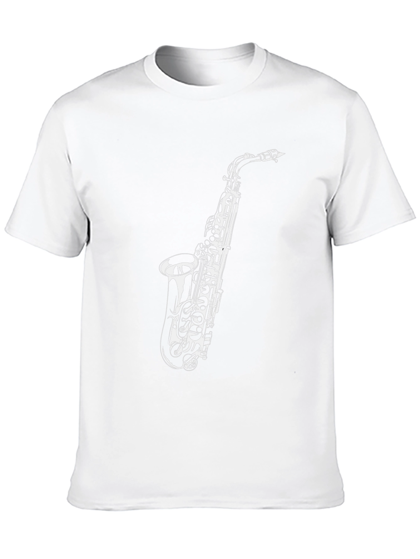 Saxophone Graphic Tee - Cool Musician Style