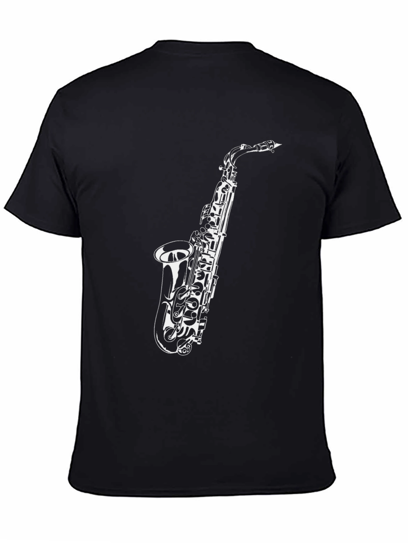 Saxophone Graphic Tee - Cool Musician Style