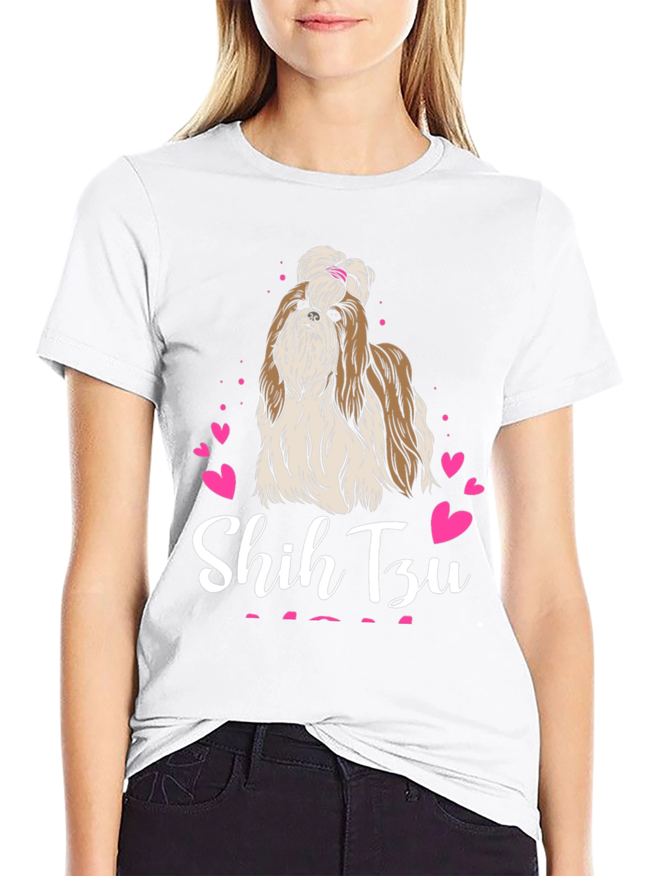 Shih Tzu Hearts T-Shirt – Cute Dog Lover Tee