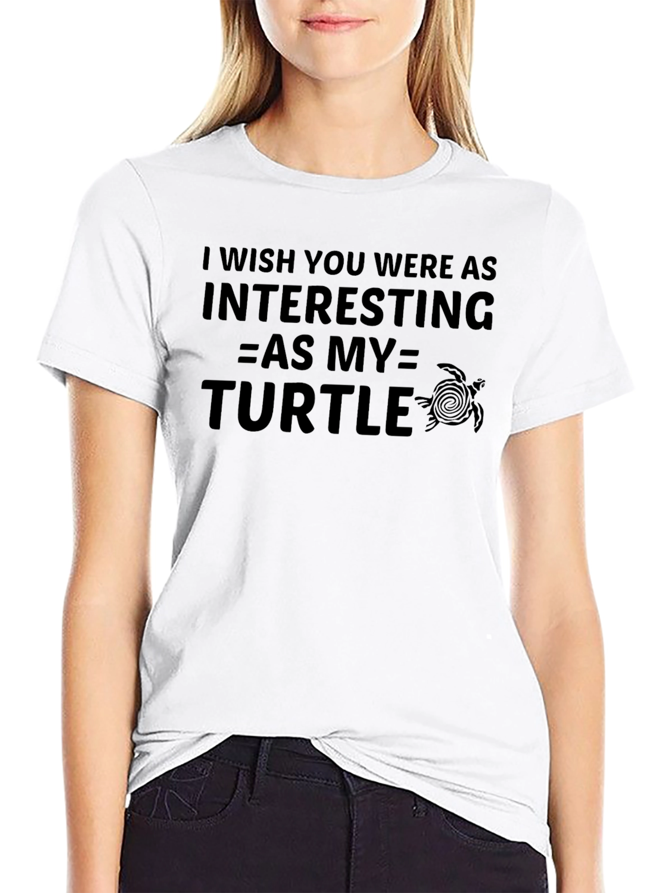 Funny Turtle T-Shirt: I Wish You Were As Interesting